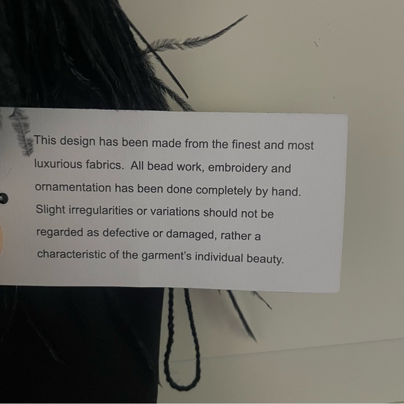 New! Aidan Mattox Black Mini Dress Bodycon Slip Feather Size 4 26741 - Picture 10 of 13